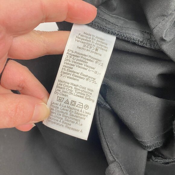 J Crew Factory Size 8 Black Slim-Fit Full Length Trouser Dress Pants - Picture 10 of 11